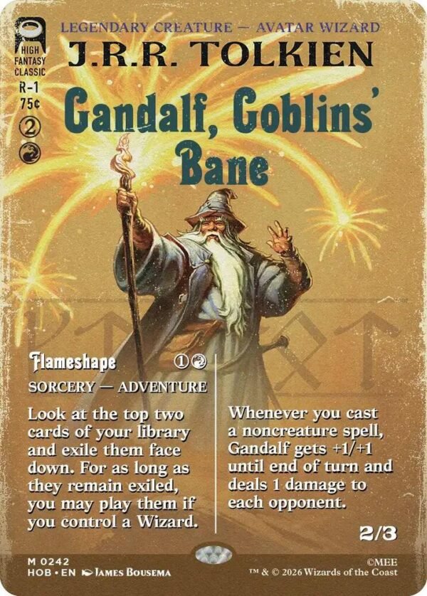 Gandalf, Goblins' Bane (Borderless) - The Hobbit (HOB) Gandalf, Goblins' Bane (Borderless) - The Hobbit (HOB)