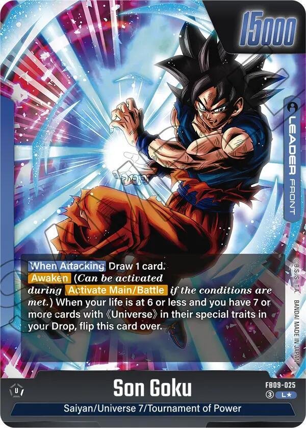 Son Goku - FB09-025 (Alternate Art) - Dual Evolution (FB09) Son Goku - FB09-025 (Alternate Art) - Dual Evolution (FB09)