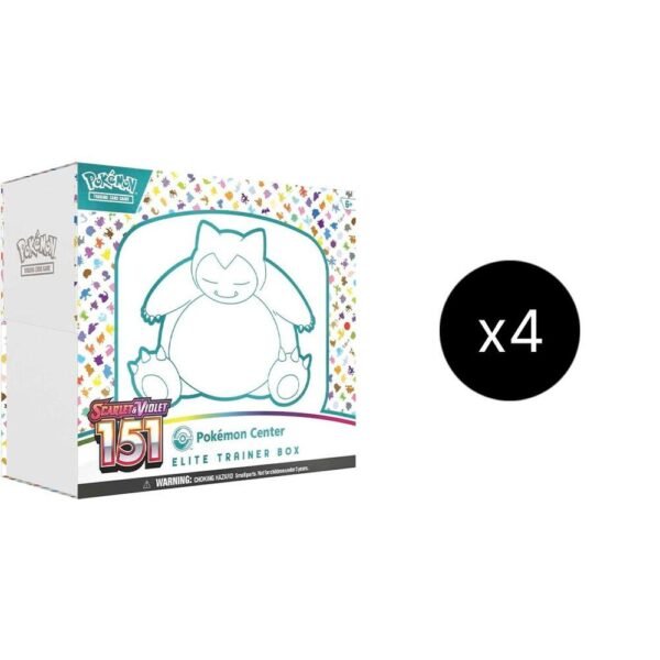 151 Pokemon Center Elite Trainer Box (Exclusive) Case - SV 151 Pokemon Center Elite Trainer Box (Exclusive) Case - SV
