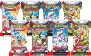 Scarlet & Violet Sleeved Booster Pack Bundle [Set of 8] - SV01