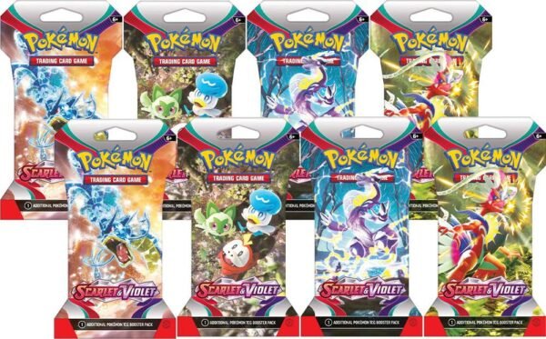 Scarlet & Violet Sleeved Booster Pack Bundle [Set of 8] - SV01