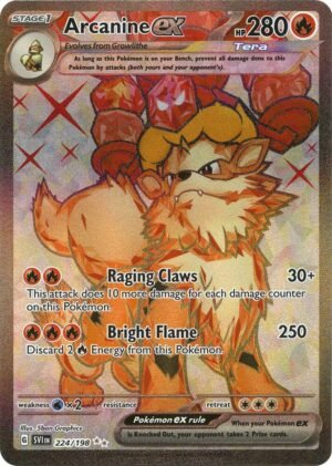 Arcanine ex - 224/198 - SV01 Arcanine ex - 224/198 - SV01
