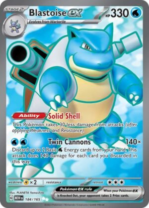 Blastoise ex - 184/165 - SV