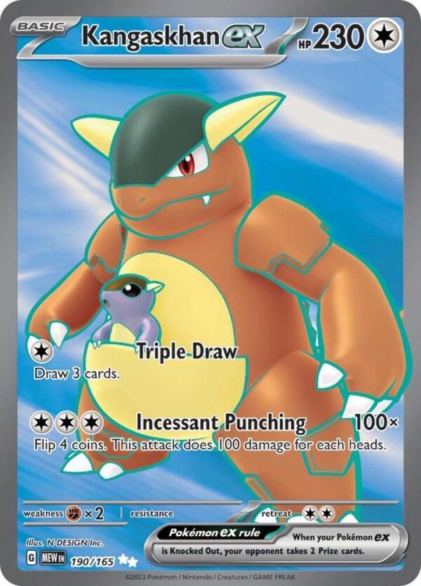 Kangaskhan ex - 190/165 - SV Kangaskhan ex - 190/165 - SV