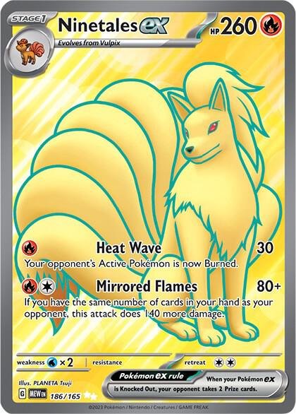 Ninetales ex - 186/165 - SV Ninetales ex - 186/165 - SV