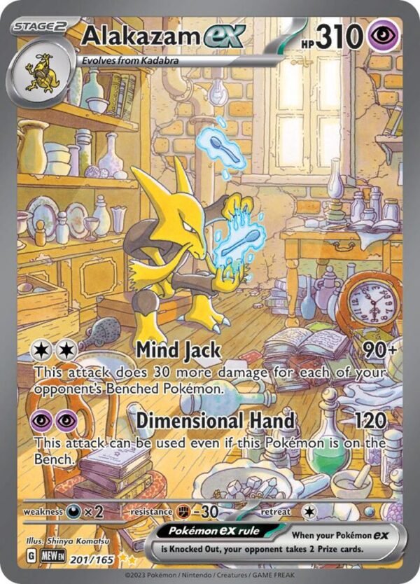 Alakazam ex - 201/165 - SV Alakazam ex - 201/165 - SV