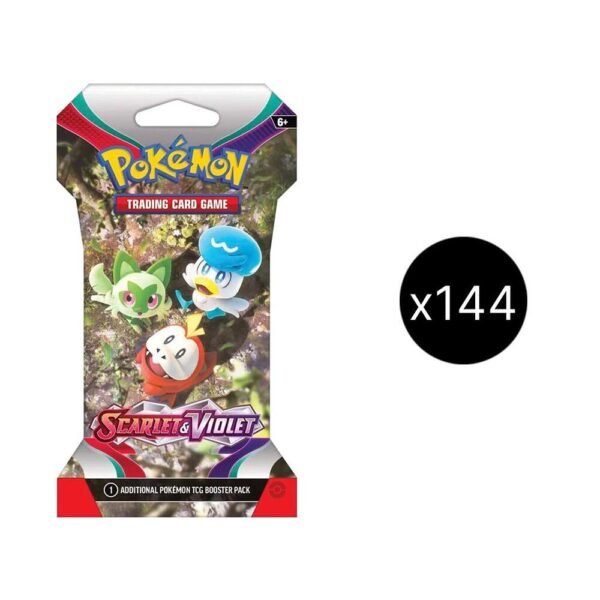 Scarlet & Violet Sleeved Booster Case - SV01: Scarlet & Violet Base Set (SVI) Scarlet & Violet Sleeved Booster Case - SV01: Scarlet & Violet Base Set (SVI)