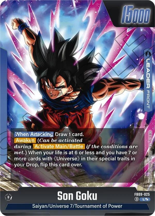 Son Goku - FB09-025 (Super Alternate Art) - Dual Evolution (FB09)