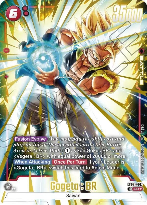 Gogeta : BR - FB09-007 (Alternate Art) - Dual Evolution (FB09) Gogeta : BR - FB09-007 (Alternate Art) - Dual Evolution (FB09)