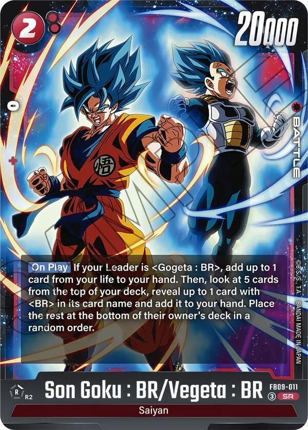 Son Goku : BR/Vegeta : BR - Dual Evolution (FB09) Son Goku : BR/Vegeta : BR - Dual Evolution (FB09)