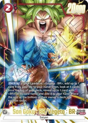 Son Goku : BR/Vegeta : BR (Alternate Art) Son Goku : BR/Vegeta : BR (Alternate Art)
