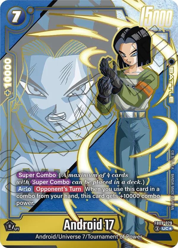 Android 17 - FB09-029 (Alternate Art) - Dual Evolution (FB09) Android 17 - FB09-029 (Alternate Art) - Dual Evolution (FB09)