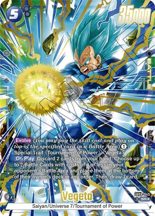 Vegeta - FB09-045 (Alternate Art) - Dual Evolution (FB09)