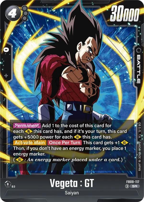 Vegeta : GT - FB09-117 - Dual Evolution (FB09) Vegeta : GT - FB09-117 - Dual Evolution (FB09)