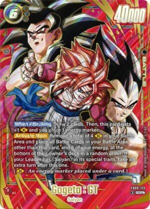 Gogeta : GT - FB09-123 (Super Alternate Art) - Dual Evolution (FB09) Gogeta : GT - FB09-123 (Super Alternate Art) - Dual Evolution (FB09)