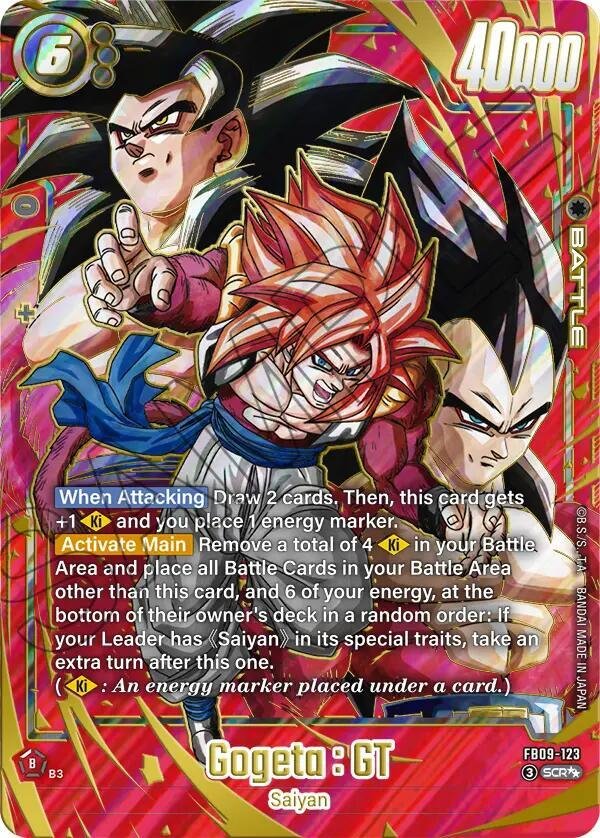 Gogeta : GT - FB09-123 (Super Alternate Art) - Dual Evolution (FB09)
