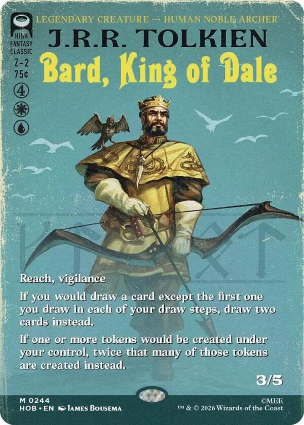Bard, King of Dale (Borderless) - The Hobbit (HOB) Bard, King of Dale (Borderless) - The Hobbit (HOB)