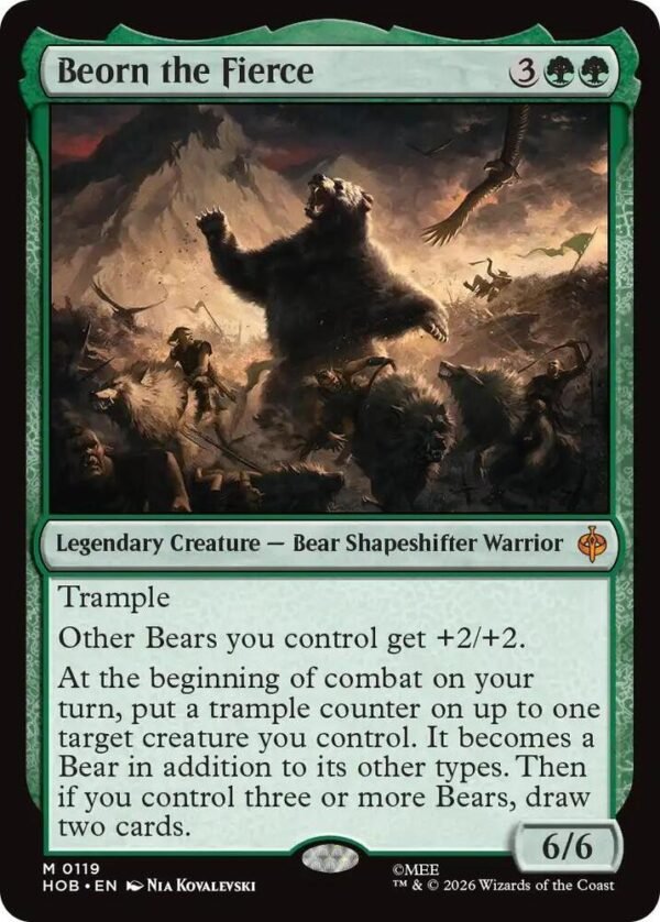 Beorn the Fierce - The Hobbit (HOB) Beorn the Fierce - The Hobbit (HOB)