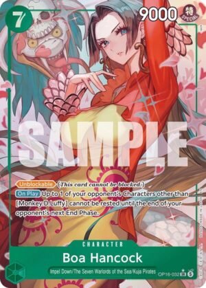 Boa Hancock (Alternate Art) - The Time of Battle (OP16) Boa Hancock (Alternate Art) - The Time of Battle (OP16)