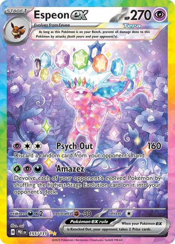 Espeon ex - 155/131 - SV Espeon ex - 155/131 - SV