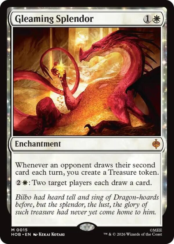 Gleaming Splendor The Hobbit HOB TCG Card Verse