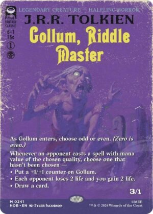 Gollum, Riddle Master (Borderless) - The Hobbit (HOB)