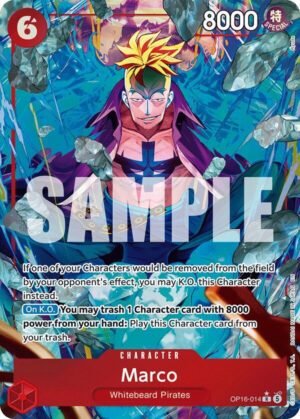 Marco (Alternate Art) - The Time of Battle (OP16) Marco (Alternate Art) - The Time of Battle (OP16)