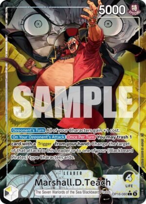 Marshall.D.Teach (080) (Alternate Art) - The Time of Battle (OP16) Marshall.D.Teach (080) (Alternate Art) - The Time of Battle (OP16)