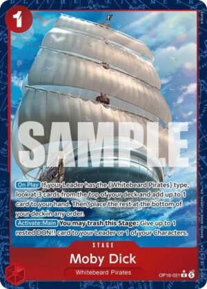 Moby Dick (Alternate Art) - The Time of Battle (OP16) Moby Dick (Alternate Art) - The Time of Battle (OP16)