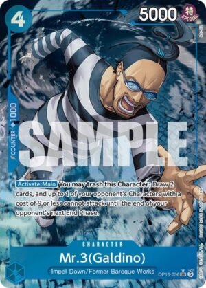 Mr.3(Galdino) (056) (Alternate Art) - The Time of Battle (OP16) Mr.3(Galdino) (056) (Alternate Art) - The Time of Battle (OP16)