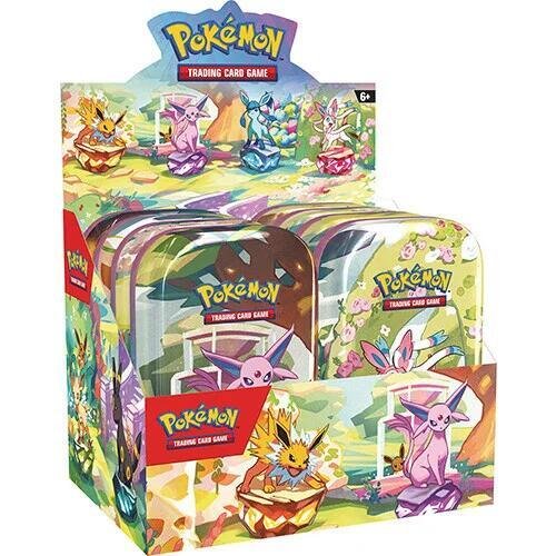 Prismatic Evolutions Mini Tin Display - SV Prismatic Evolutions Mini Tin Display - SV