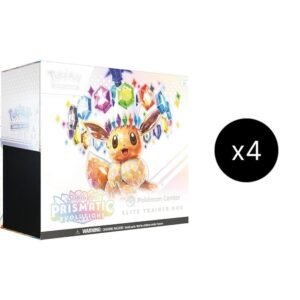 Prismatic Evolutions Pokemon Center Elite Trainer Box (Exclusive) Case - SV Prismatic Evolutions Pokemon Center Elite Trainer Box (Exclusive) Case - SV