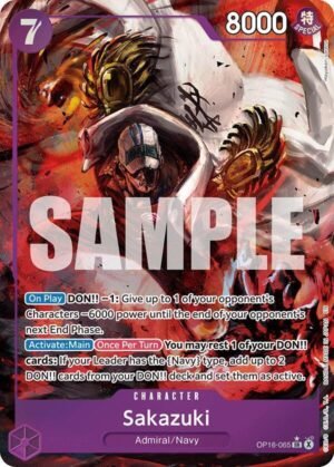 Sakazuki (Alternate Art) - The Time of Battle (OP16) Sakazuki (Alternate Art) - The Time of Battle (OP16)