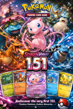 Scarlet Violet 151 background TCG Card Verse