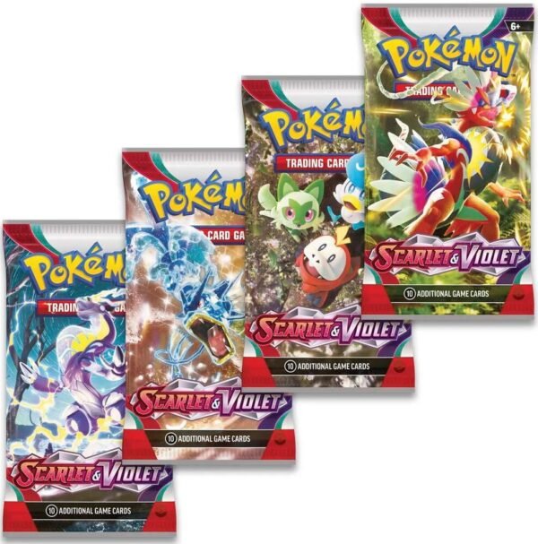 Scarlet & Violet Booster Pack Art Bundle [Set of 4] - SV01