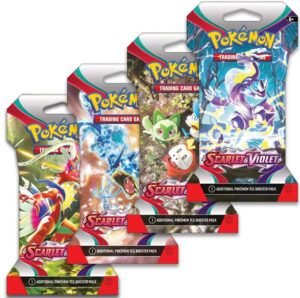 Scarlet & Violet Sleeved Booster Pack Art Bundle [Set of 4] - SV01