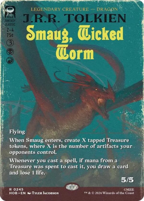Smaug, Wicked Worm (Borderless) - The Hobbit (HOB)