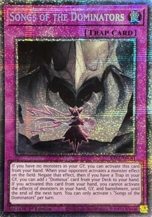 Songs of the Dominators (Starlight Rare) Songs of the Dominators (Starlight Rare)