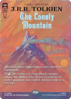 The Lonely Mountain (Borderless) (Surge Foil) - The Hobbit (HOB)