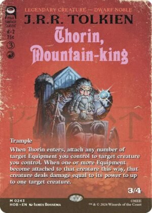 Thorin, Mountain-king (Borderless) - The Hobbit (HOB)