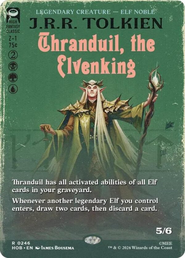 Thranduil, the Elvenking (Borderless) - The Hobbit (HOB) Thranduil, the Elvenking (Borderless) - The Hobbit (HOB)