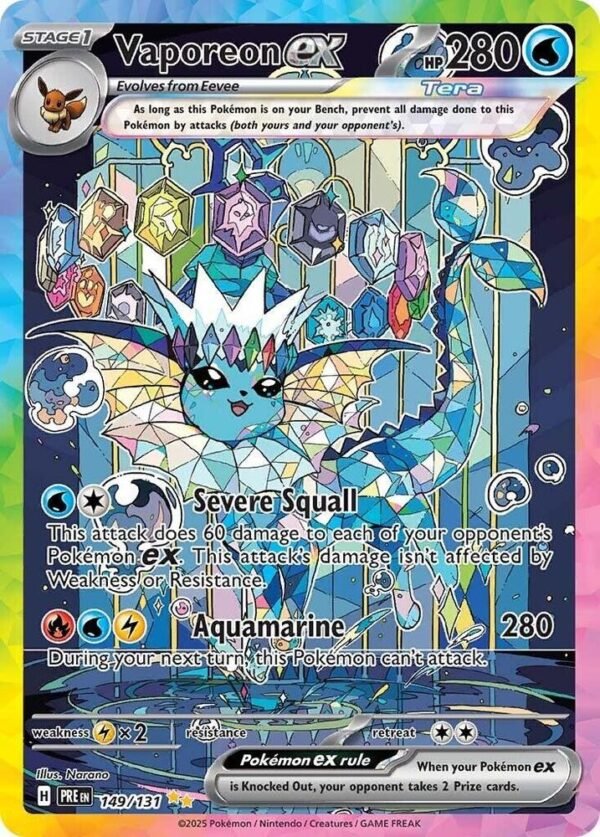 Vaporeon ex - 149/131 - SV Vaporeon ex - 149/131 - SV